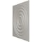 Ekena Millwork 19 5/8in. W x 19 5/8in. H Wade EnduraWall Decorative 3D Wall Panel Covers 2.67 Sq. Ft. WP20X20WDAMB - alternate 4